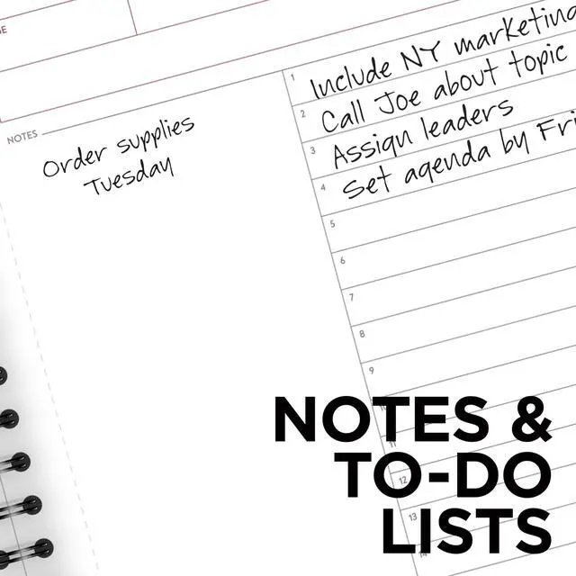 Alt view image 4 of 7 - Business Notebook, Action Planner, Legal Ruled Paper, 8-1/2" x 11", 80 Sheets, Flexible Soft Touch Cover, Wirebound, Gray (06064) (Pack of 12)