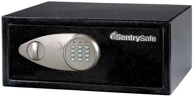 Main image of Shelf Safe with Digital Keypad Lock, Steel Safe with Interior Lining and Bolt Down Kit for Money, Jewelry, 0.78 Cubic Feet, 7.1 x 16.9 x 13.8 Inches, X075