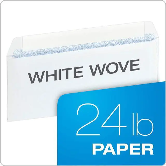 Alt view image 6 of 7 - #8 Double Window Envelopes, Self Seal Security Envelopes for QuickBooks Checks, 3 5/8" x 8 11/16", 24 lb White, 500 per Box (QUA50766) (Pack of 5)