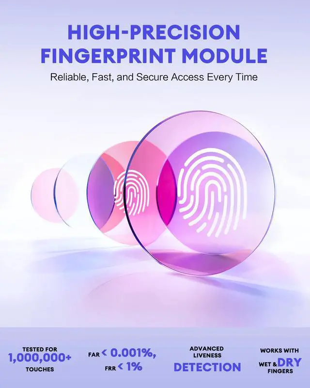 Alt view image 4 of 7 - Time Clock for Small Business, 4-in-1 Employee Attendance Machine with Built-in RFID Cards, Face, Fingerprint & PIN, 2.4GHz WiFi, Mobile App Control, Flexible Shift Management, No Monthly Fee