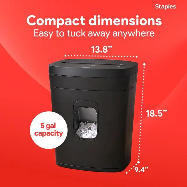 Alt view image 3 of 7 - 12-Sheet Micro-Cut Paper Shredder, High-Security, Shreds Credit Cards, for Home & Office, Anti-Jam, Black