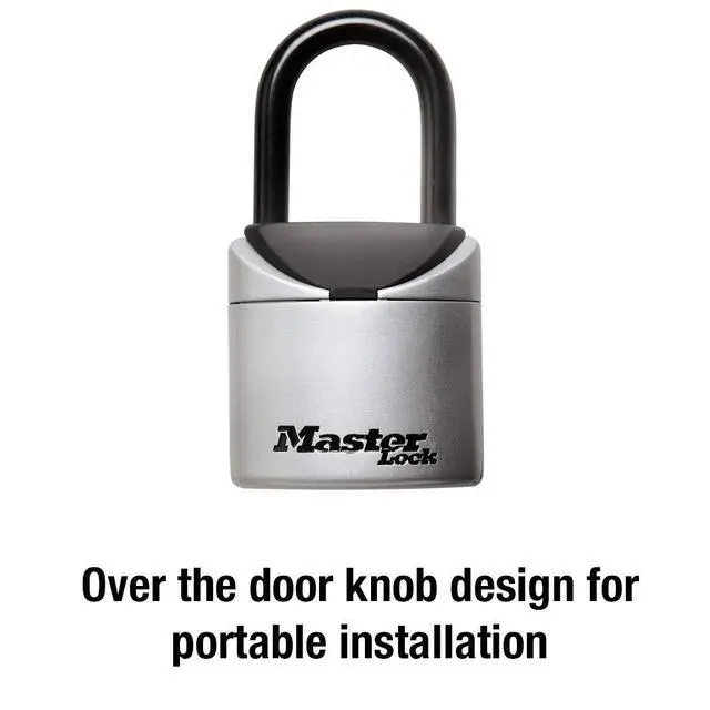 Alt view image 3 of 7 - Lock Box, Set Your Own Combination Portable Key Safe, 2-3/4 in. Wide, 5406D,Black, Grey (Pack of 4)
