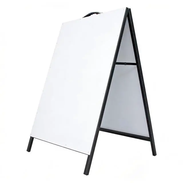 Alt view image 4 of 7 - ® 24 X 39 A-Frame White Board with Handle Menu Board Dry Erase Sidewalk Advertising Sign Store Promotion Message Stand 1134NEW-NF
