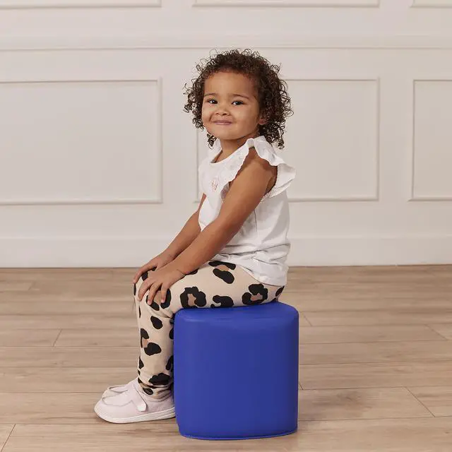 Alt view image 2 of 7 - SoftZone Toddler Modular Stool Set, Flexible Seating, Assorted, 6-Piece