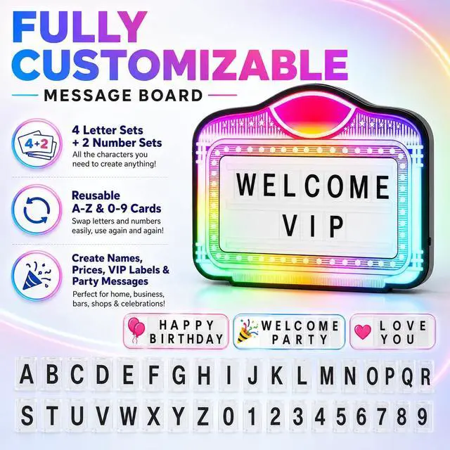 Alt view image 2 of 7 - Bottle Service Sign Bottle Girl Sign Club Signs for Bottle Service Bottle Presenter for Night Club Bottle Service Lights