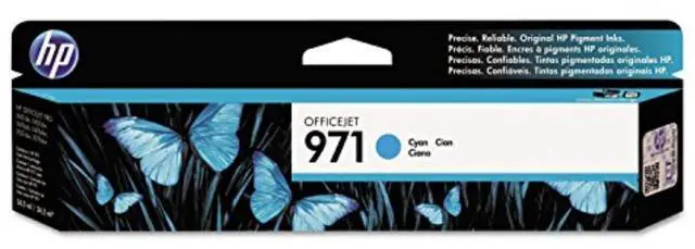 Main image of 971 | PageWide Cartridge | Cyan | Works OfficeJet Pro X451, X476, X551, X576 | CN622AM