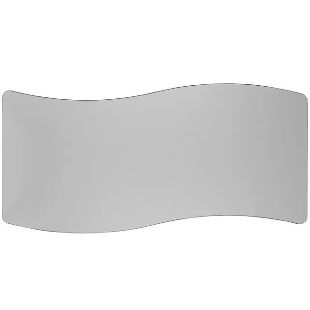 Alt view image 6 of 7 - 26" W x 60" L Rectangular Wave Flexible Collaborative Grey Kids Adjustable Activity Table
