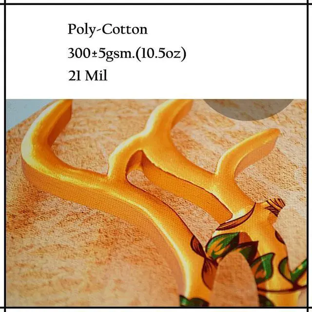 Alt view image 4 of 6 - Poly-Cotton 36"x40ft Canvas Roll with Waterproof Matte Surface Inkjet Canvas for Art Prints Oil Paintings Advertising Decorative Painting and Wide Format Inkjet Printing