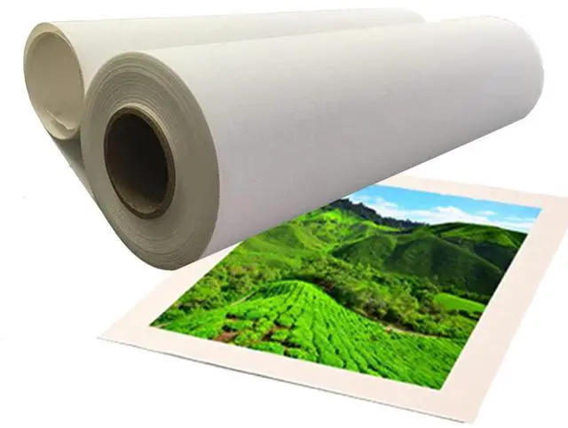 Main image of Poly-Cotton 36"x40ft Canvas Roll with Waterproof Matte Surface Inkjet Canvas for Art Prints Oil Paintings Advertising Decorative Painting and Wide Format Inkjet Printing