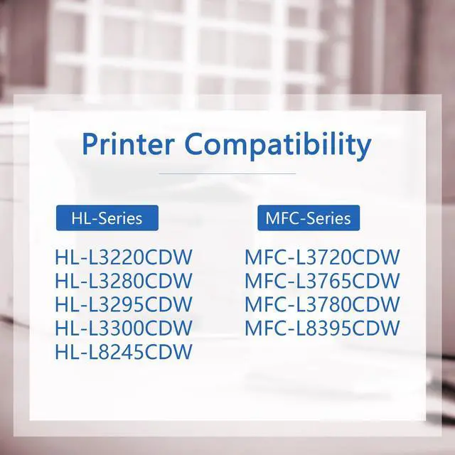 Alt view image 2 of 7 - DR229CL Drum Unit 4-Pack Replacement for Brother DR229 TN229 DR-229CL Drum Unit Works with MFC-L3780CDW MFC-L3720CDW HL-L3220CDW HL-L3280CDW Printer (Not Toner)
