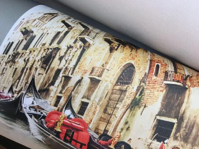 Alt view image 6 of 6 - Poly-Cotton 36"x40ft Canvas Roll with Waterproof Matte Surface Inkjet Canvas for Art Prints Oil Paintings Advertising Decorative Painting and Wide Format Inkjet Printing
