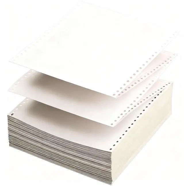 Main image of 884800 Carbonless Dot Matrix Paper 9.5 x 11 Continuous 4 Part White Canary Pink Gold, 800 Sheets, Printer Paper Bulk for Invoices Forms Receipts, Computer Paper
