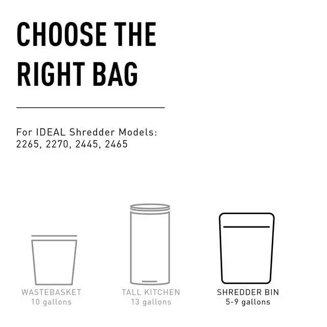 Alt view image 7 of 7 - IDEAL Maintenance Bundle: AC0901H Gusseted Shredder Bags 40x14x48 Case 80 56-Gallon + High-Cling Lubricating Oil 6 Quart Bottles IDEACCED21/6H Compatible 2604, 3105, 4001 4003 4005, 4108