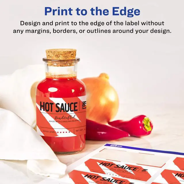 Alt view image 3 of 7 - Matte White Rectangle Labels, Sure Feed Technology, 2" x 3.5", 800 Matte White Printable Labels