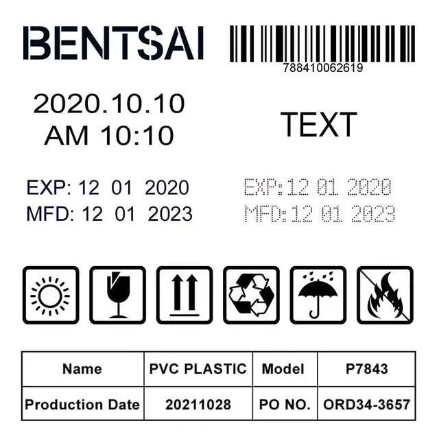 Alt view image 5 of 7 - Original EB22B EB22BL Black Solvent Quick Dry Ink Cartridge 1 Inch Printhead for Use Handheld Inkjet Printer B35 B85 to Print on Plastic Metal Wood Aluminum Glass and More