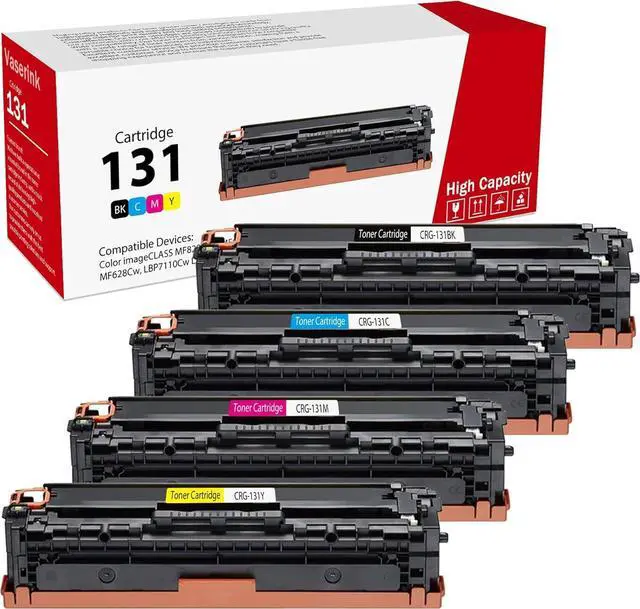 Main image of 131 Toner Cartridges Compatible mf8280cw mf624cw Toner Replacement for 131 | High-Yield 131BK 131C 131M 131Y 4PK Toner Cartridges Replacement for 131 Color imageCLASS ME8280CW ME624CW ME628Cw Printer