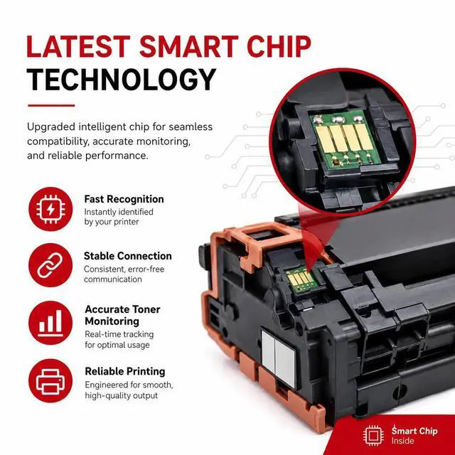 Alt view image 7 of 7 - 131 Toner Cartridges Compatible mf8280cw mf624cw Toner Replacement for 131 | High-Yield 131BK 131C 131M 131Y 4PK Toner Cartridges Replacement for 131 Color imageCLASS ME8280CW ME624CW ME628Cw Printer
