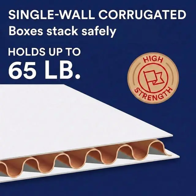 Alt view image 5 of 7 - File Boxes with Lids and Handles (36-Pack) - File Storage Boxes for Office Supplies, Book Storage, Moving, and Packaging, Fits Letter and Legal Paper, Removable Lid