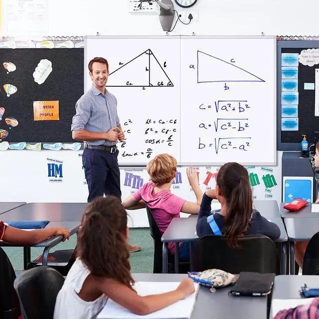 Alt view image 7 of 7 - White Board Dry Erase 60 x 36 Large Magnetic Whiteboard 5' X 3' Dry Erase Board Foldable with Long Marker Tray for Wall-Mounted Aluminum Memo Board Supplies for Class Office & Home