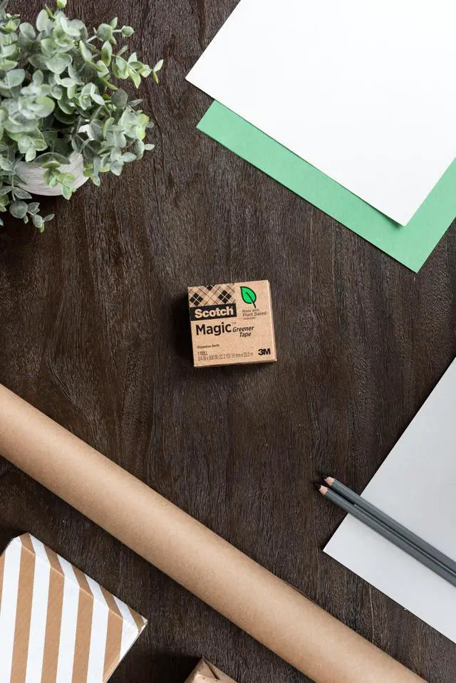 Alt view image 5 of 7 - Magic Greener Tape, Invisible Tape for Fixing Paper, Office Supplies and Back to School Supplies, 0.75 in.x 900 in., 12 Rolls (Pack of 12)