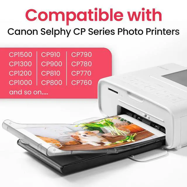 Alt view image 3 of 7 - 4x Compatible with Canon Selphy KP-108IN Photo Paper and Ink Set | 4x6 inches, 432 Sheets Paper and 12 Pack Color Ink Cassette, Compatible with CP1500 CP1300 CP1200 CP1000 CP910 Printer