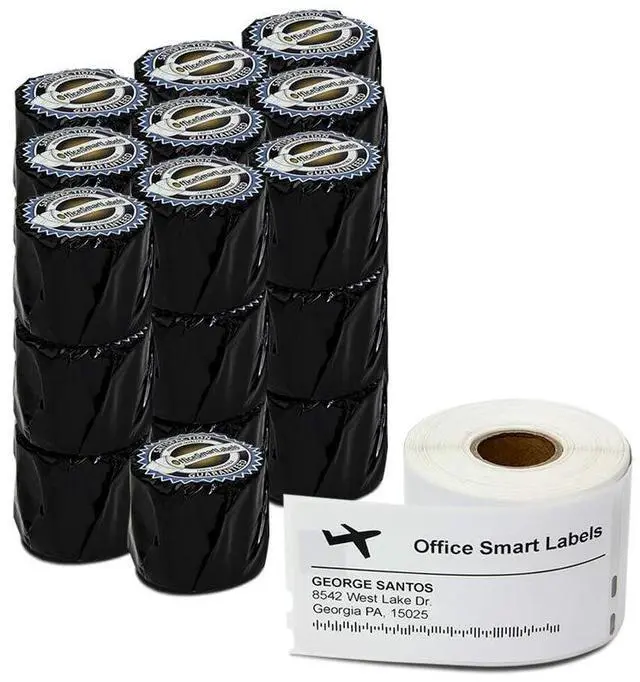 Main image of 2-1/8 x 4 inch Shipping Labels | Compatible with 30323, 28 Rolls, 240 Labels Per Roll
