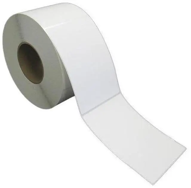 Main image of 4x6 Inch Direct Thermal Paper Labels - White - Rolls - 8" OD - 3" Core - 1000 Labels Per Roll - 4 Rolls Per Box - 1 Box - for Zebra and Other Thermal Barcode Label Printers (L-VDU-40601P)