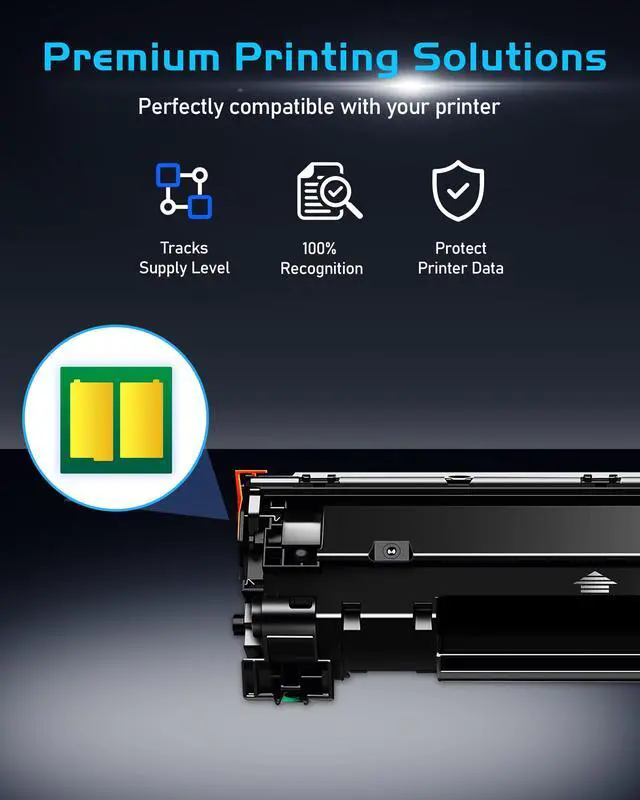 Alt view image 4 of 7 - 85A CE285A Toner Cartridges Black 2-Pack Replacement for HP85A 85A CE285A CE285 Black Toner Compatible for Laserjet P1102W M1212nf MFP 1102W P1100 P1102 P1102whp M1132 M1210 M1130 Printer (2 Pack)