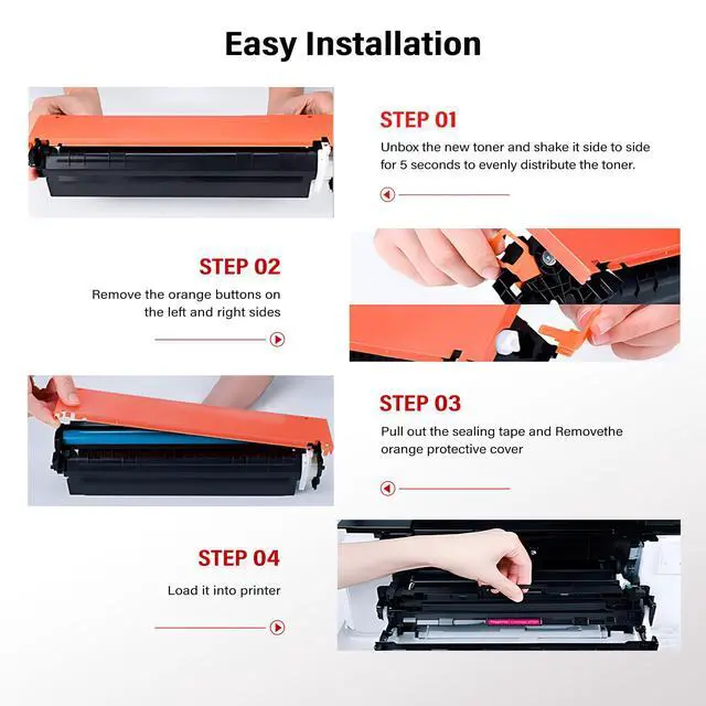 Alt view image 5 of 7 - 075H 075 MF665Cdw Toner Cartridge Compatible for Canon 075H 075 CRG075 CRG-075 Works with Canon Color imageCLASS LBP646Cdw MF663Cdw MF662Cdw LBP647Cdw LBP640 MF660 Series Printer (4 Pack, with Chip)