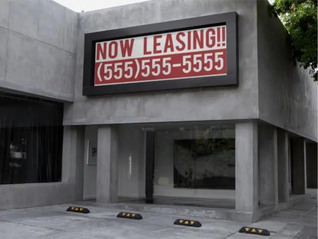 Alt view image 4 of 7 - Banner - Custom Business Vinyl Banner, "Now Leasing" with Custom Phone Number, (Multi, 5x10 Feet)