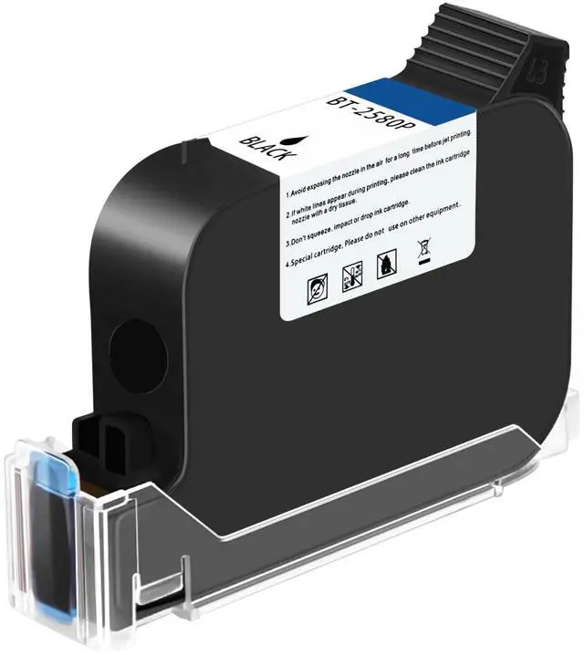 Main image of BT-2580P Original Solvent Fast Dry Ink Cartridge Replacement for Handheld Inkjet Printer BT-HH6105B2, BT-HH6105B3 and B10