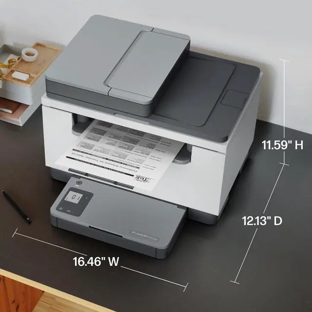 Alt view image 6 of 7 - LaserJet MFP M235sdw All-in-One Laser Wireless Printer, Scan/Copy, Black & White, Duplex, Best-for-Office