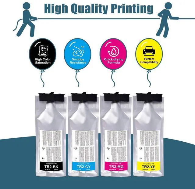 Alt view image 2 of 7 - TR2 Ink Compatible Replacements for Roland TrueVIS TR2 Ink for Roland TrueVIS SG-300 SG-540 SG2-300 SG2-540 SG2-640 SG3-300 SG3-540 VG-540 VG-640 VG2-540 VG2-640 VG3-540 VG3-640, TR2 BK/C/M/Y