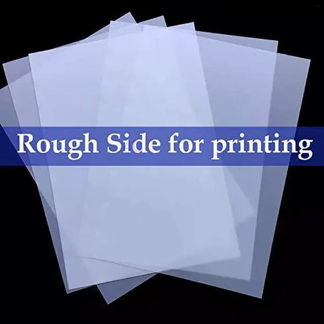 Alt view image 2 of 6 - 200 SHEETS 13"x19" Waterproof Inkjet Transparency Film for Silk Screen Printing