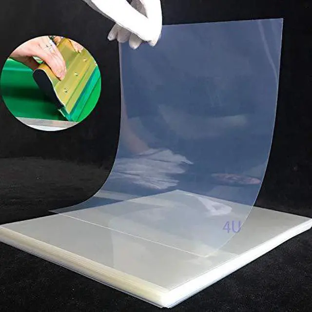 Alt view image 3 of 7 - 200 SHEETS Waterproof Inkjet Transparency Film for Silk Screen Printing (11"x17")
