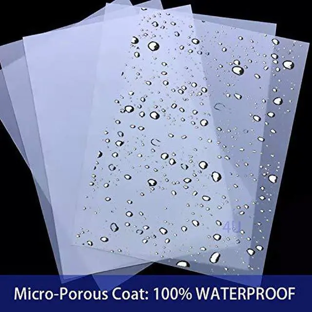 Alt view image 4 of 6 - 200 SHEETS 13"x19" Waterproof Inkjet Transparency Film for Silk Screen Printing