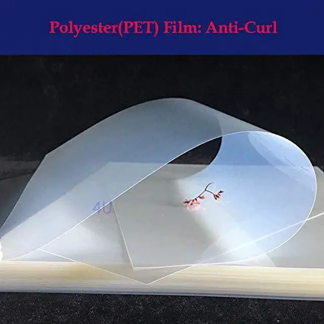 Alt view image 5 of 6 - 200 SHEETS 13"x19" Waterproof Inkjet Transparency Film for Silk Screen Printing