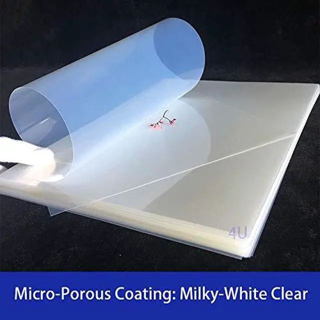 Alt view image 3 of 6 - 200 SHEETS 13"x19" Waterproof Inkjet Transparency Film for Silk Screen Printing