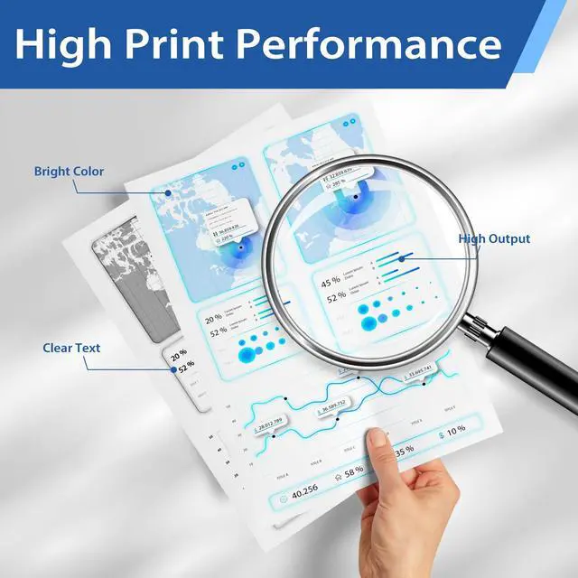 Alt view image 4 of 7 - TN-310 Toner Cartridge Set Replacement for Brother TN336 TN310 TN315 TN331 (KCMY, 4-Pack) Works for HL-4150CDN HL-4570CDW MFC-9460CDN MFC-9560CDW MFC-9970CDW Printer