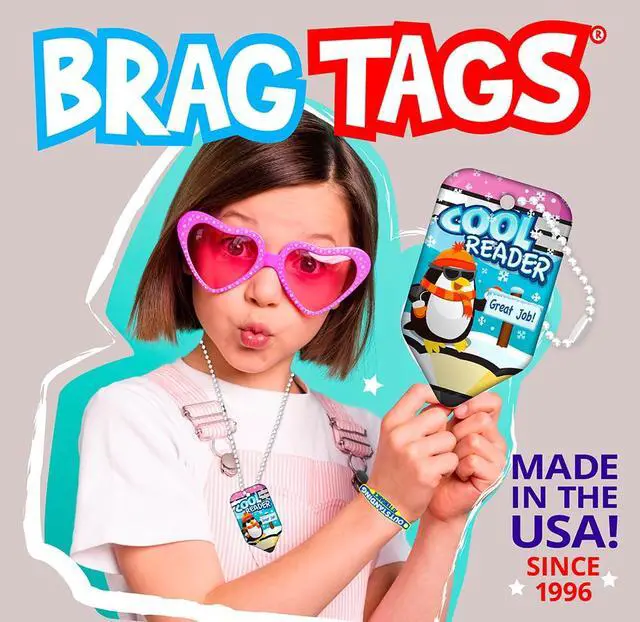 Alt view image 7 of 7 - Reading Rebel Brag Tag Value Pack: Wearable Incentives Young Readers 500 Tags (50 Tags for Each Design)