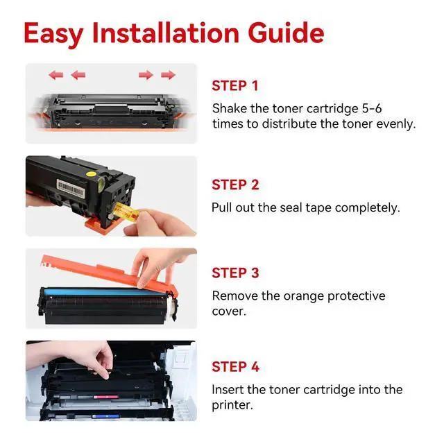 Alt view image 4 of 7 - 075H Toner Cartridge Set High Yield for MF665Cdw LBP646Cdw MF663Cdw | With Chip, Replacement for Canon 075, Compatible with Color imageCLASS MF660C MF662Cdw LBP640C LBP647Cdw Printer, 4 Pack