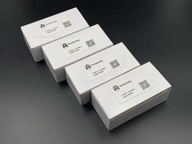 Alt view image 5 of 6 - 's Staple Refills, Compatible with Canon Staple Cartridge D2 0250A002 (Pack of 4 Boxes)
