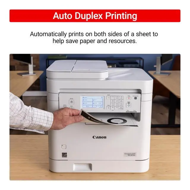 Alt view image 7 of 7 - imageCLASS MF287dw - Monochrome, Duplex, Wireless Laser Printer, All-in-One Print, Copy, Scan, Fax, Auto Document Feeder, 1 Year, 35 PPM, White