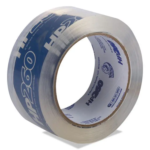 Alt view image 2 of 6 - Duck 1288647 HP260 Packing Tape, 1.88-Inch x 60yds, 3-Inch Core, Clear, 36/Pack