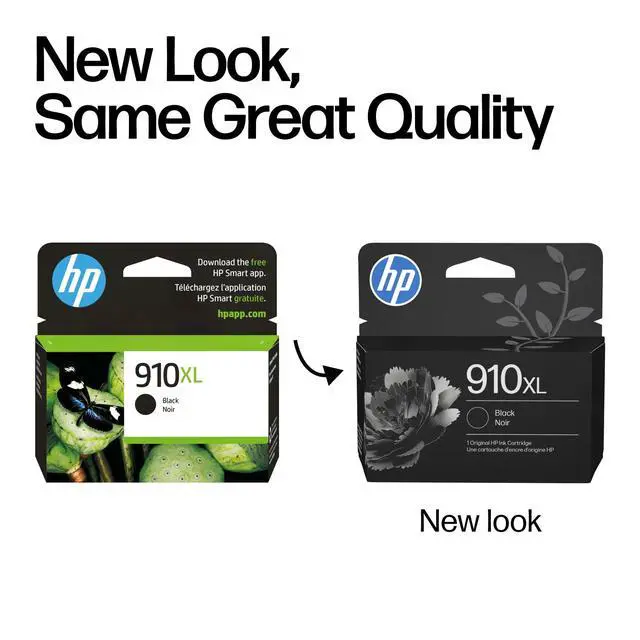 Alt view image 4 of 7 - 910XL Black High-Yield Ink Cartridge | Works with OfficeJet 8010,8020 Series,OfficeJet Pro 8020,8030 Series | Eligible for Instant Ink 3YL65AN,(Pack of 2)