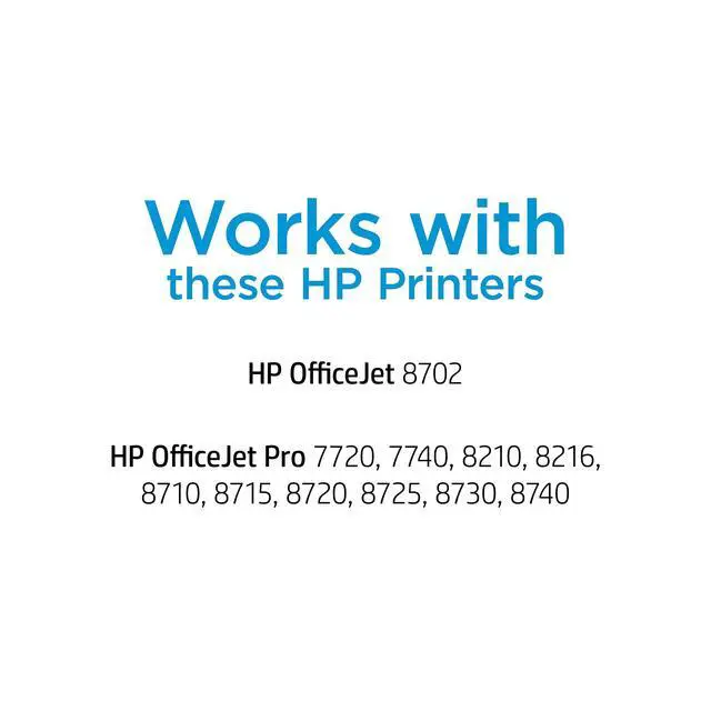 Alt view image 2 of 7 - Original 952XL Black, Cyan, Magenta, Yellow High-Yield Ink Cartridges (5-Pack) | Works OfficeJet 8702 OfficeJet Pro 7700, 8210, 8700 Series | Eligible for Instant Ink | 6ZA00AN