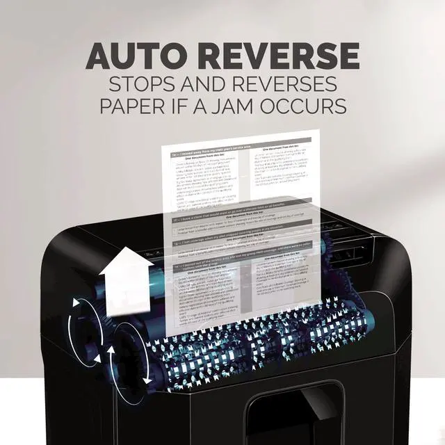 Alt view image 3 of 7 - AutoMax 100MA 100-Sheet Micro-Cut Autofeed 2-in-1 Paper Shredder for Office/Small Office