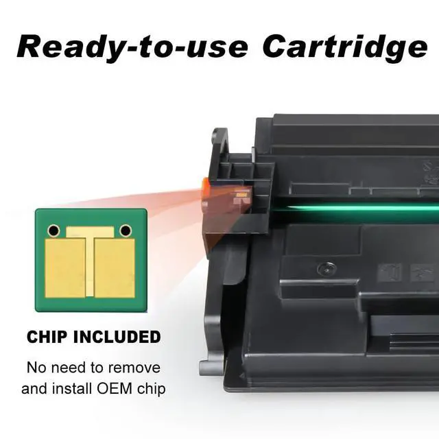Alt view image 3 of 7 - 89X Black High-Yield Toner Cartridge 2 Pack (Latest Upgraded Chip) Compatible Replacement for HP 89X CF289X 89A CF289A use in HP M507n M507dn M507x M507dng MFP M528dn M528f M528c M528z Printer