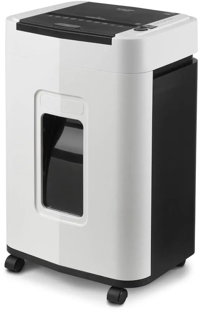 Main image of High Security 150-Sheet Auto Feed Micro-Cut Paper and Credit Card Shredder with 6.3 Gallon Pullout Basket / 60 Minutes/Security Level P-4