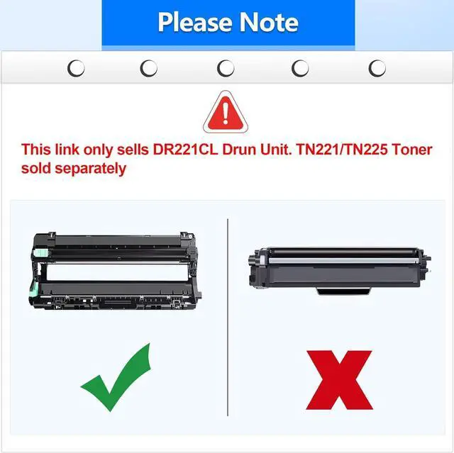 Alt view image 2 of 7 - DR221CL DR-221CL Drum Unit Replacement for Brother DR-221CL DR221 DR 221 CL Drum Unit HL-3140CW HL-3150CDW, HL-3170CDW, HL-3180CDW, MFC-9130CW, MFC-9330CDW, MFC-9340CDW, DCP-9020CDN Printer, 4 Pack